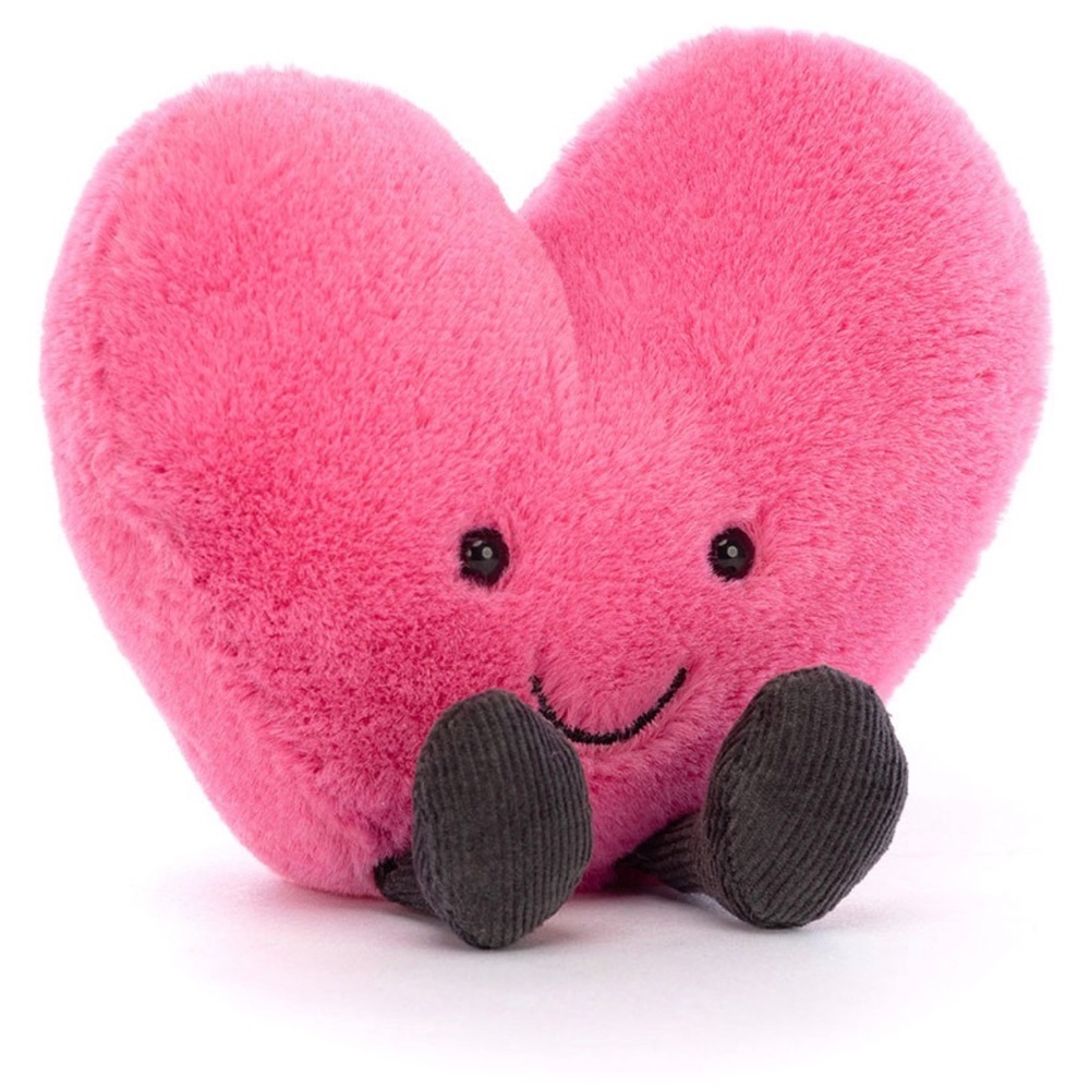 Jellycat NEW Amuseables‎ Hot Pink Heart